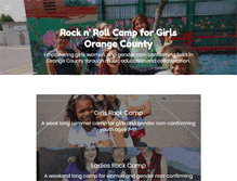 Tablet Screenshot of girlsrockoc.org